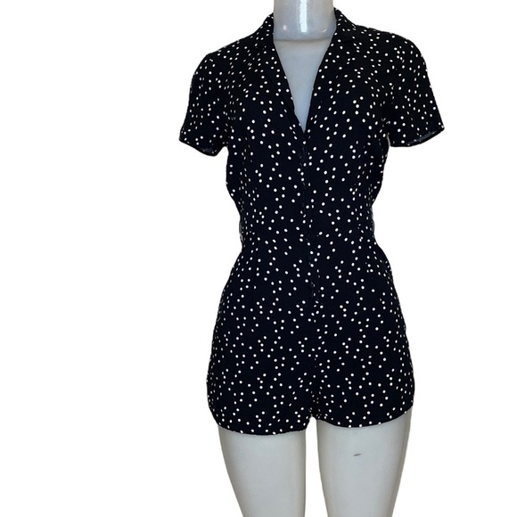 Forever 21 Polka Dot Romper Size S - Picture 1 of 11